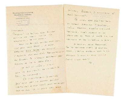 SAINT-EXUPÉRY (Antoine de)

Lettre autographe...