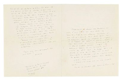 SAINT-EXUPÉRY (Antoine de)

Lettre autographe...