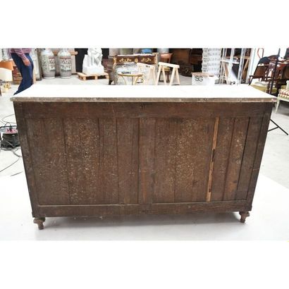 BUFFET DE SALLE A MANGER LOUIS XVI en acajou...