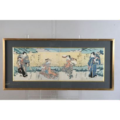 HOKUCHO Sunshosai. (Circa 1822-1830). « Acteurs...