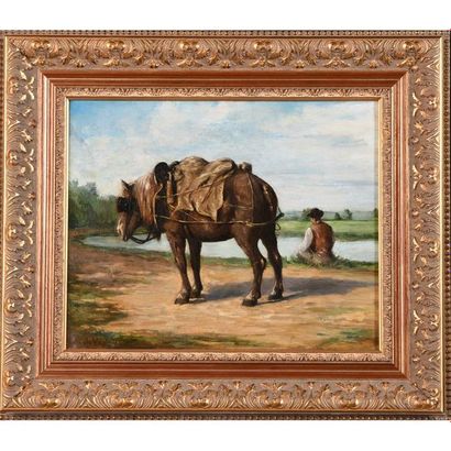VEYRASSAT Jules. (1828-1893). (Attribué à)....