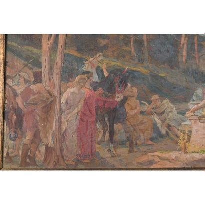 BOYE Abel. (1864-1934). « Scène à l’Antique...