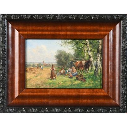 HEINISCH Karl Adam. (1847-1923). « Le déjeuner...