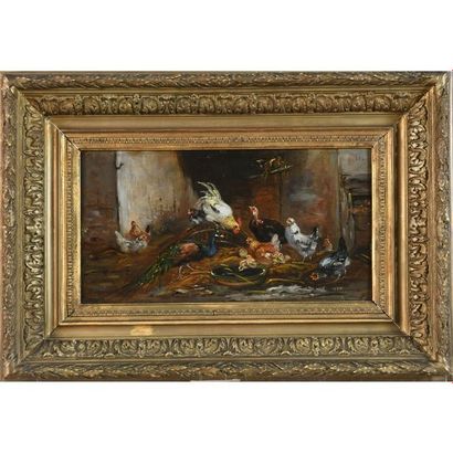 GUILLEMINET Claude. (1821-1866). « Scène...