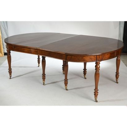 TABLE DE SALLE A MANGER A ALLONGES RESTAURATION...