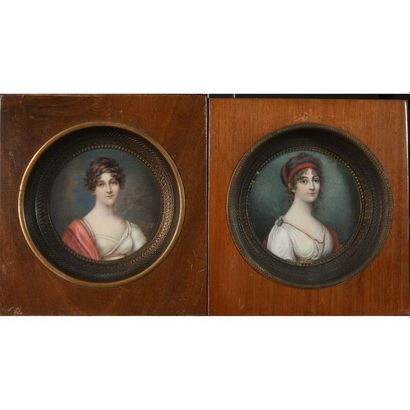 HOLLIER Jean-François. (1772-1845). « Paire...