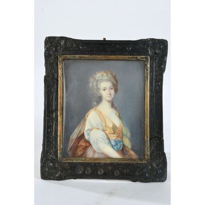 GIBSON. « Portrait d’une dame de qualité »....