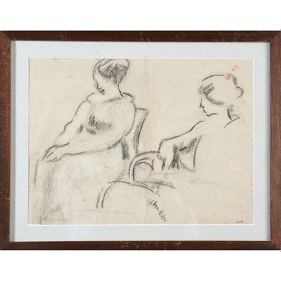 VALTAT Louis. (1869-1952). « Femmes assises »....