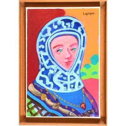 LAPICQUE Charles. (1898-1988). « Portrait...