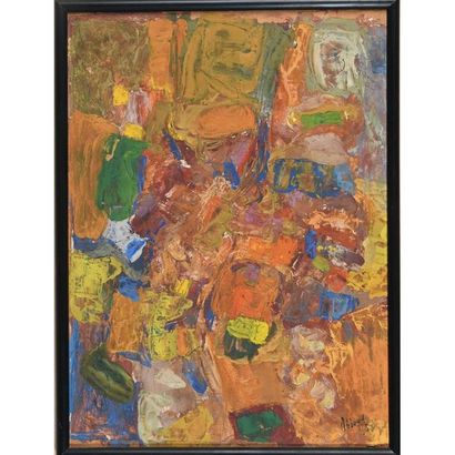 CHAFIK ABBOUD. (1926-2004). « Composition »....
