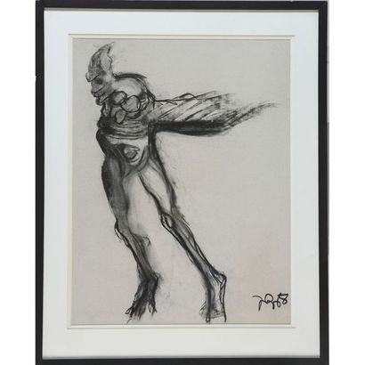 ROULLAND J. (Né en 1931). « Etude de personnage...