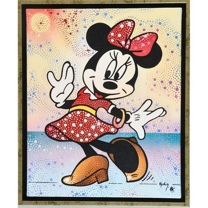 HODIN. (Peintre contemporain du Nord). « Mickey »...