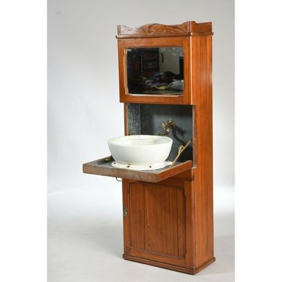 ORIGINAL MEUBLE DE SALLE DE BAIN en pin à...