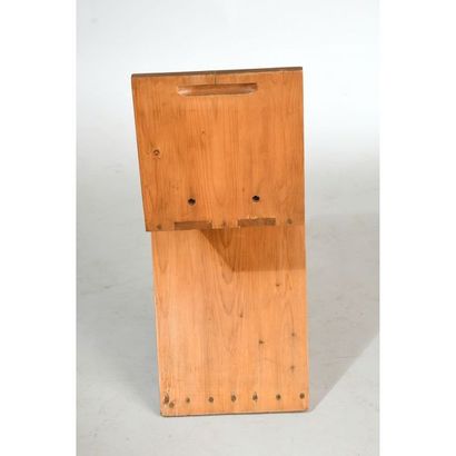 RIETVELD Gerrit. (1888-1964). Chaise zigzag,...