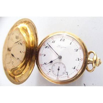 LONGINES. Montre de gousset en or 750°/°°....