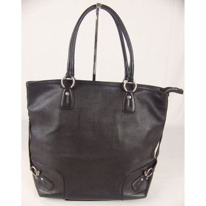 BURBERRY. Grand sac cabas en cuir grainé...