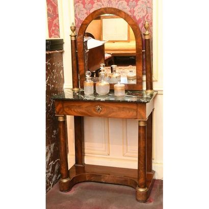 EMPIRE COIFFEUSE in mahogany and mahogany...