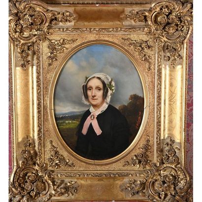 FRENCH SCHOOL of the 19th century. 1 painting...