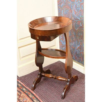Small mahogany WORK TABLE RESTAURATION and...