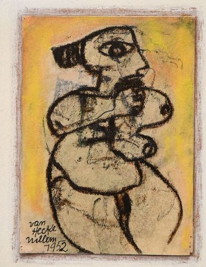 VAN HECKE Willem. (1893-1976). « Figure »....