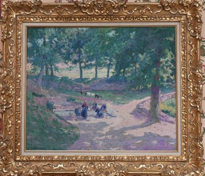 MADELINE Paul. (1863-1920). « Les blanchisseuses...