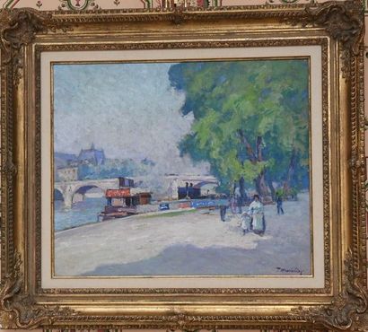MADELINE Paul. (1863-1920). « Paris, animation...