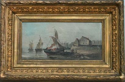 GEORGE. ÉCOLE FRANCAISE fin XIXè. “Paire...