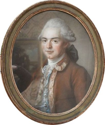 ÉCOLE FRANCAISE fin XVIIIè début XIXè. « Portrait...
