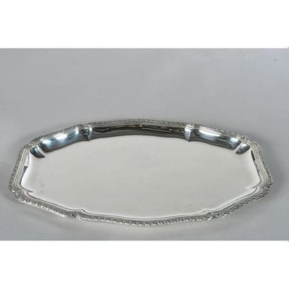 PUIFORCAT Emile in PARIS. Solid silver PLAT...
