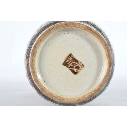 PAIR OF NANKIN porcelain VASES with polychrome...