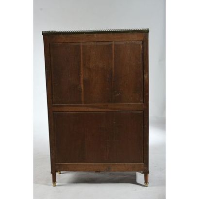 PAIR OF LOUIS XVI mahogany LIBRARIES and...