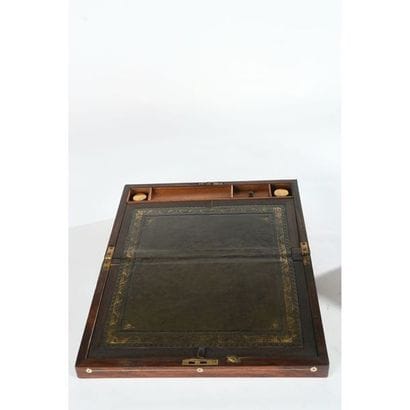 WRITTEN SET in mahogany with small ivory...