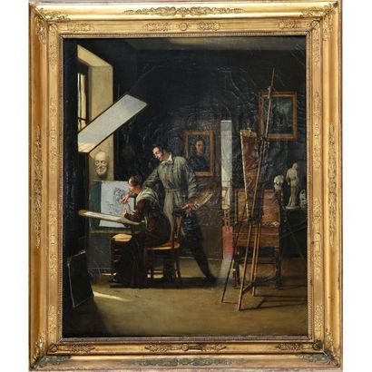 CARPENTER. FRENCH SCHOOL of the 19th century....