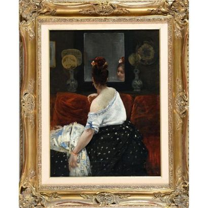 Alfred STEVENS. (Brussels 1823 - Paris 1906)....
