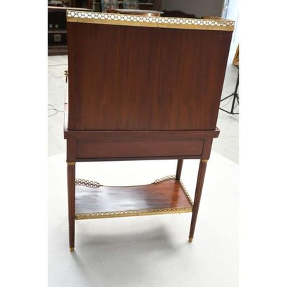 BUREAU BONHEUR DU JOUR LOUIS XVI in mahogany...