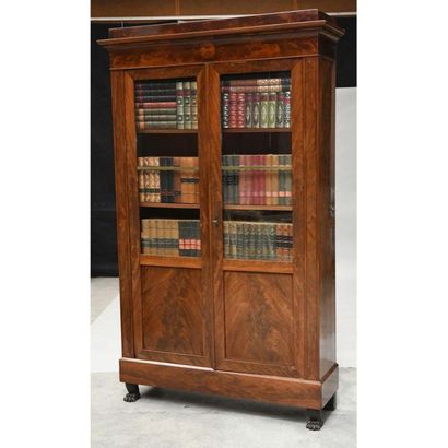 RESTORATION LIBRARY in mahogany and mahogany...