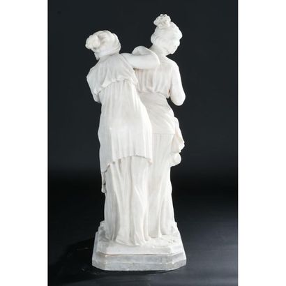 NEO CLASSIC SUBJECT in white marble representing...