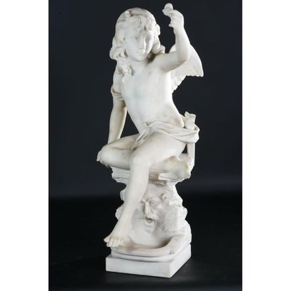 IMPORTANT SUBJECT in white marble probably...