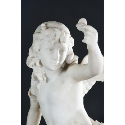 IMPORTANT SUBJECT in white marble probably...