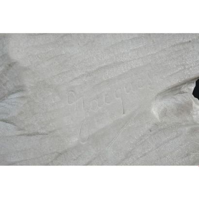 IMPORTANT SUBJECT in white marble probably...