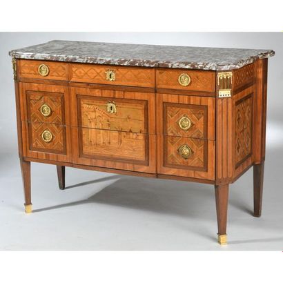 Pretty rectangular LOUIS XVI FASHION with...