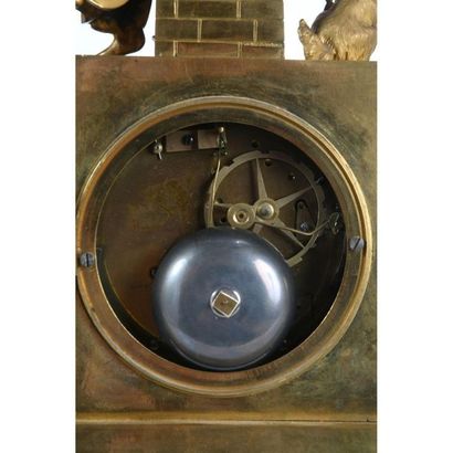 DIRECTORY HANGER in bronze with golden patina...
