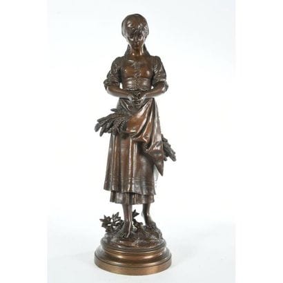 BOURET Jean-Claude. (1833-1906). « La jeune...