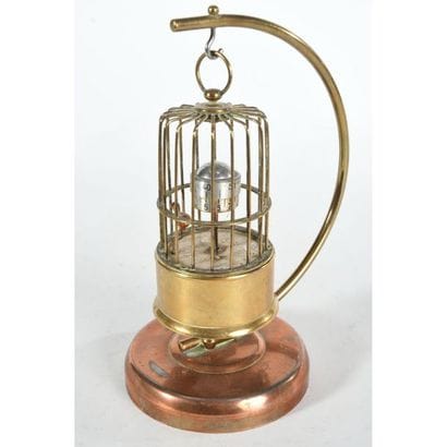 CURIEUSE CAGE A OISEAU automate formant horloge...