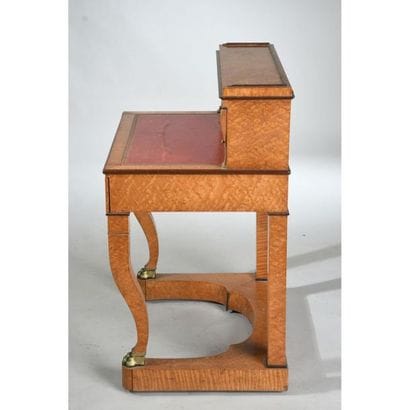 BUREAU A GRADINS CHARLES X en placage de...