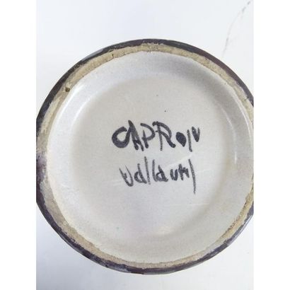CAPRON Roger. VASE cone known as 