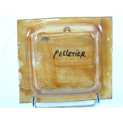 PELLETIER Georges. Glazed ceramic bowl with...