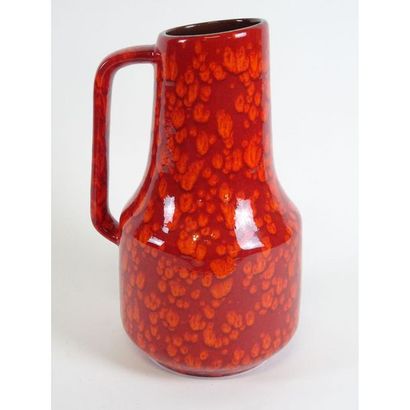 German ceramic VASE with candle decoration...