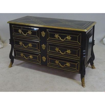 COMMODE MAZARINE revisitée dans le goût Louis...
