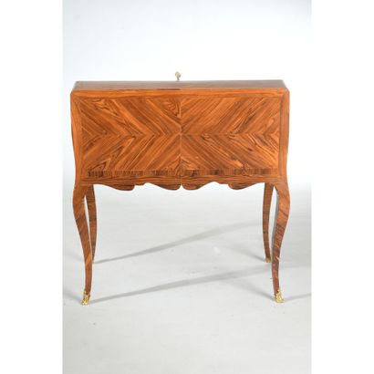 PENDING OFFICE LOUIS XV all sides in violet...
